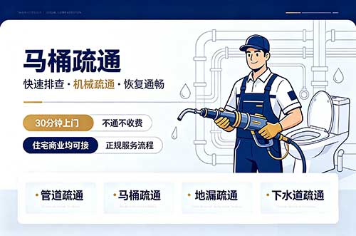 小店马桶疏通