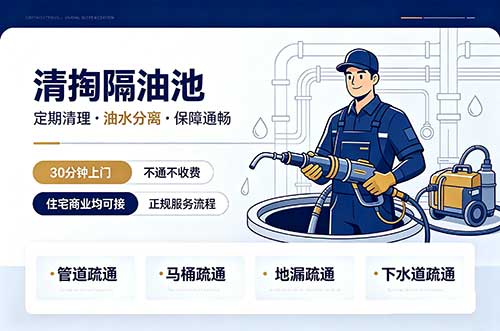 小店清掏隔油池